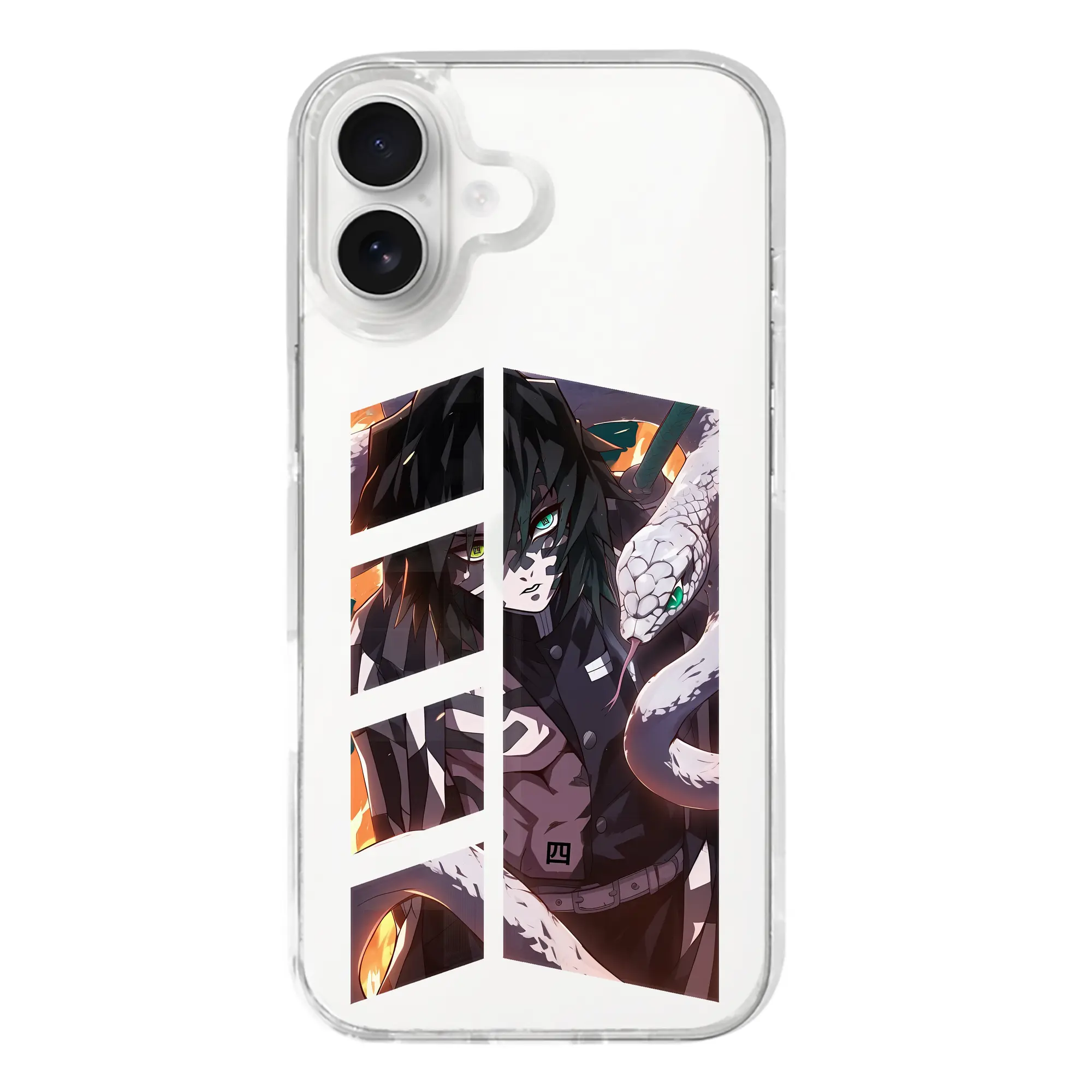 鬼滅の刃 グッズ,伊黒 小芭内 - iPhone 17シリーズ 透明スマホケース – 薄型・耐衝撃・精密フィット保護カバー